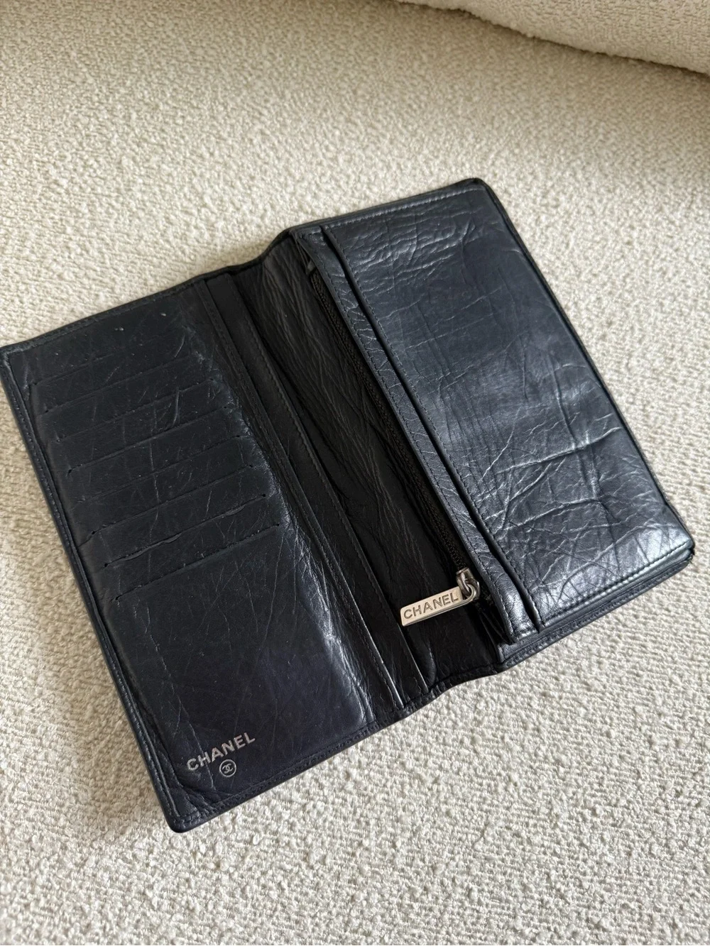 Chanel Black Long Wallet